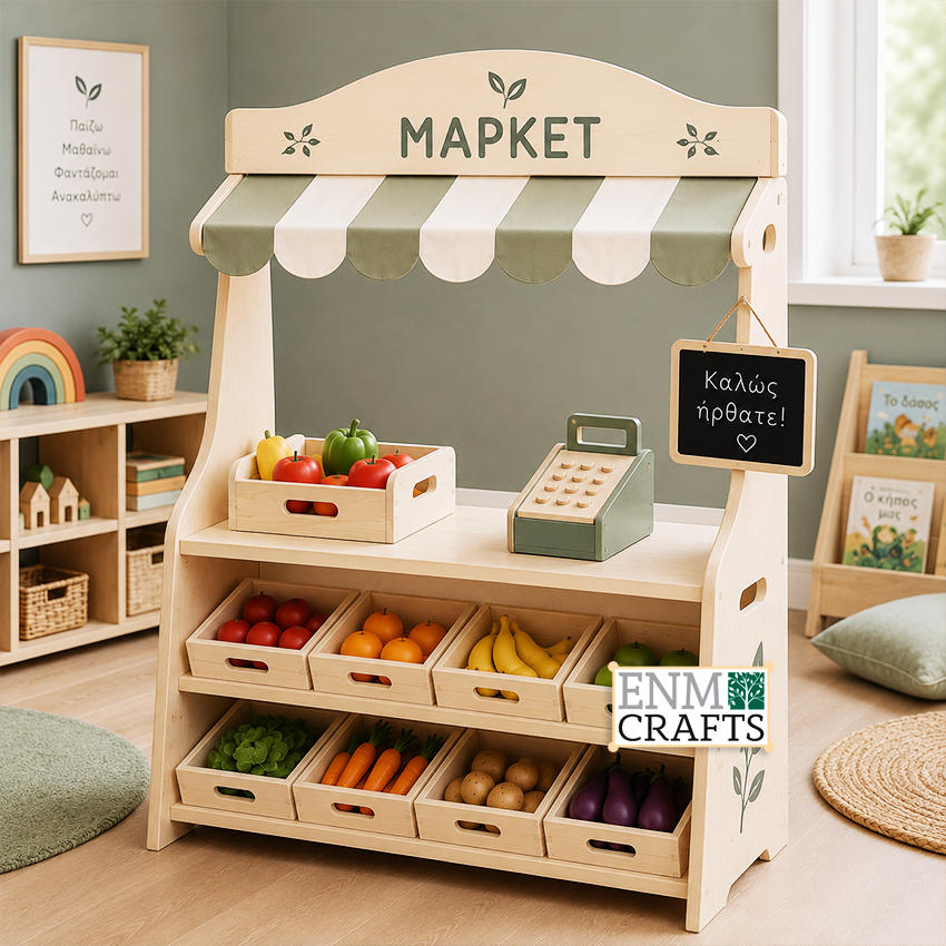Premium Montessori Market Stand 9268
