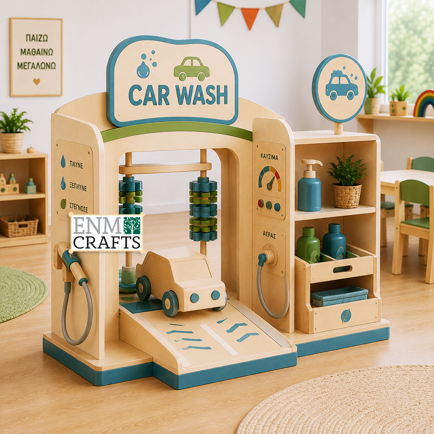 Car Wash Montessori Premium – Tunnel Edition 9288