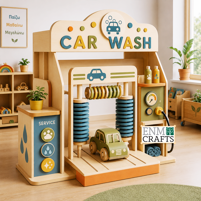 Car Wash Montessori Premium – Automatic Tunnel Edition 9289
