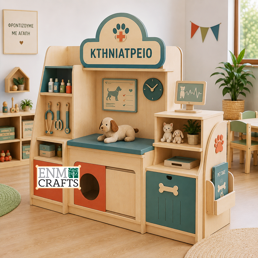 Κτηνιατρείο Montessori Premium – Veterinary Clinic Role Play Station 9290