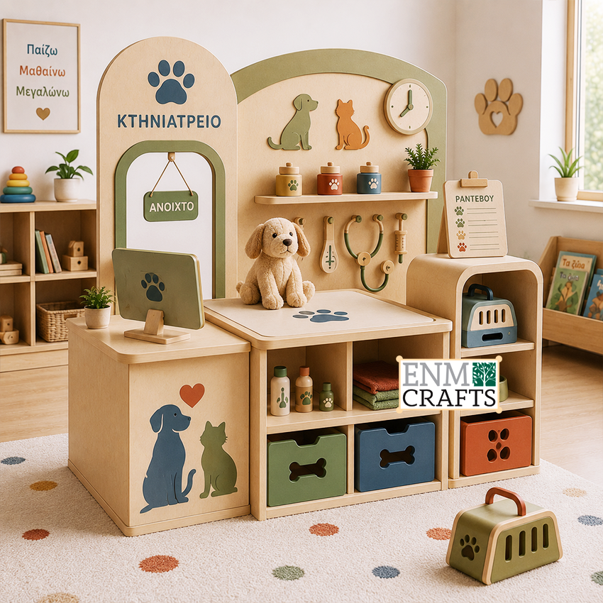 Κτηνιατρείο Montessori – Veterinary Clinic Role Play Center 9291