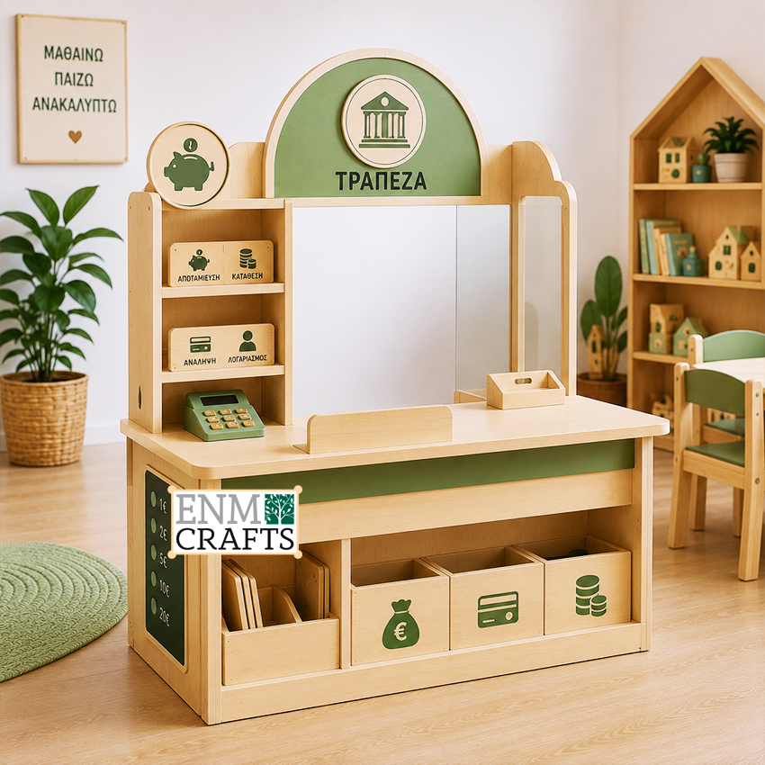 Τράπεζα Montessori – Bank Service Counter 9295