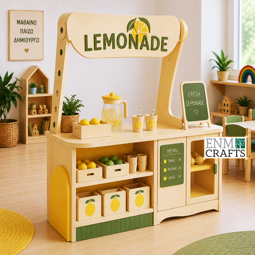 Montessori Lemonade Stand – Premium Refreshment Kiosk 9297
