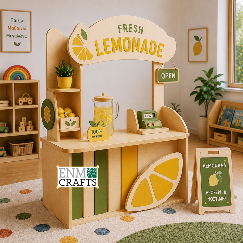Fresh Lemonade Stand Montessori – Premium Juice & Refreshment Kiosk 9298