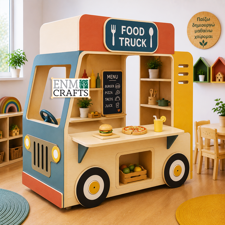 Food Truck Montessori – Compact Mobile Kitchen 9303