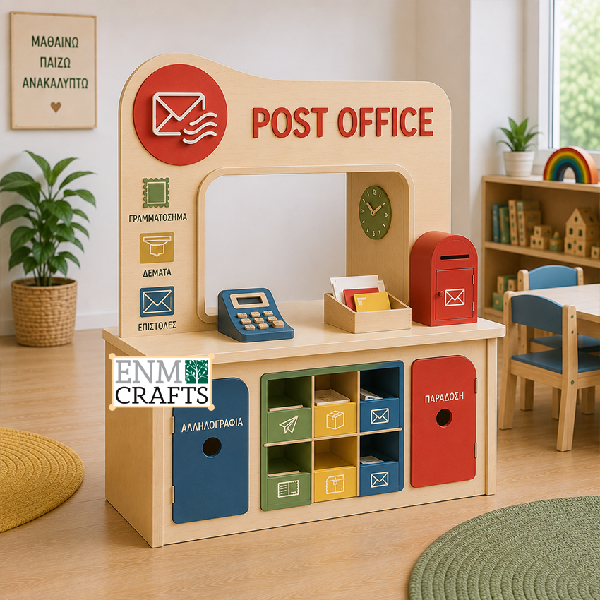 Post Office Montessori – Compact Postal Service Role Play Center 9305