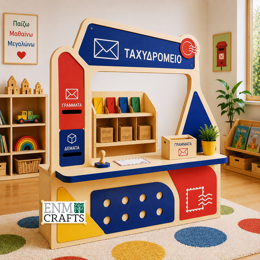 Ταχυδρομείο Montessori – Premium Postal Service Role Play Center 9306