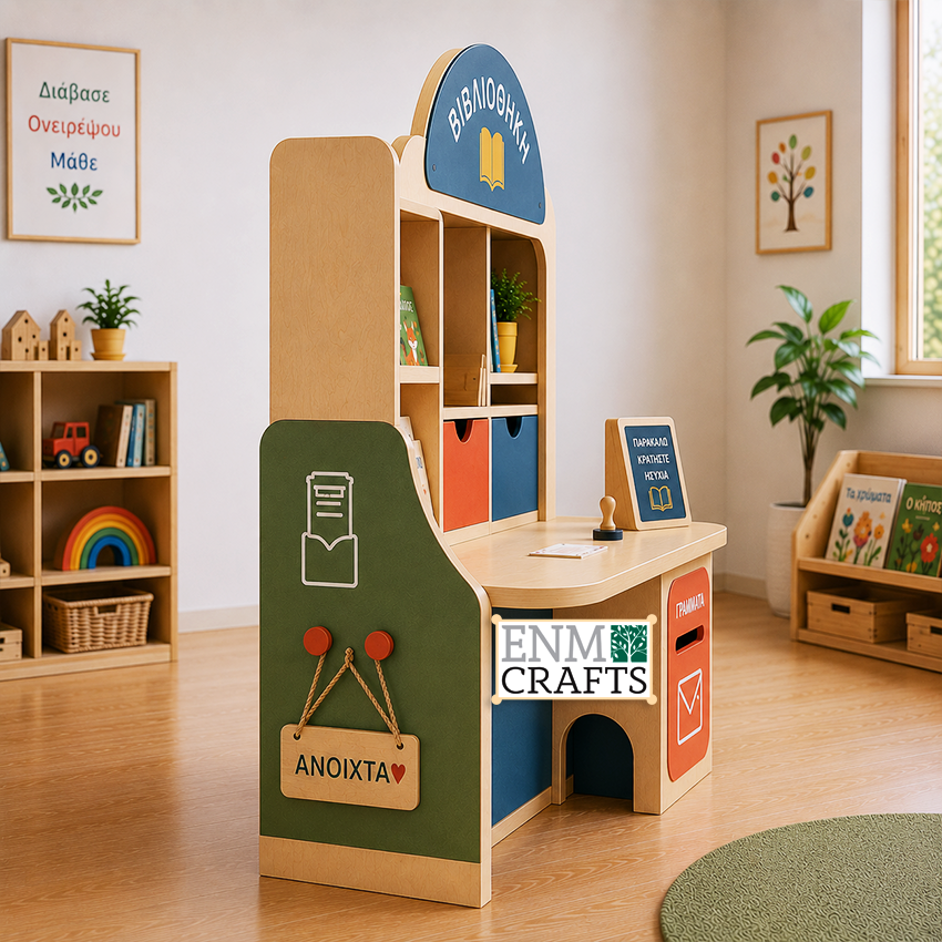 Βιβλιοθήκη Montessori – Premium Library Role Play Center 9307