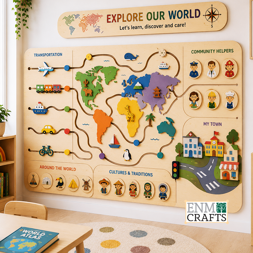 Explore Our World™ – Διαδραστικό Επιτοίχιο Πάνελ «Εξερευνώντας τον Κόσμο» 95005