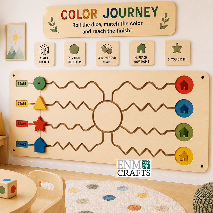 Color Journey – Διαδραστικό Επιτοίχιο Πάνελ «Ταξίδι των Χρωμάτων» 95006