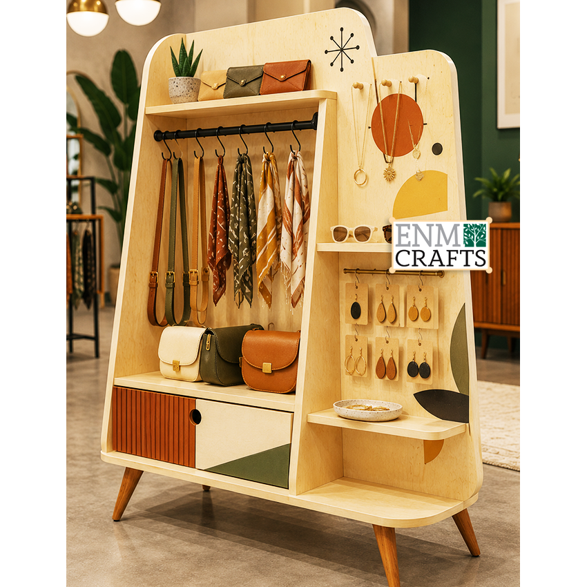 Ξύλινο Display Αξεσουάρ & Μόδας – Boutique Collection 960027