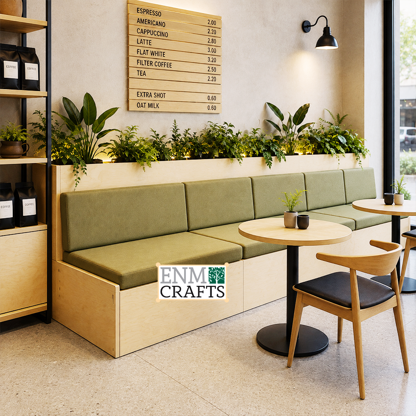 Επαγγελματικός Καναπές Τοίχου Café & Restaurant 43001