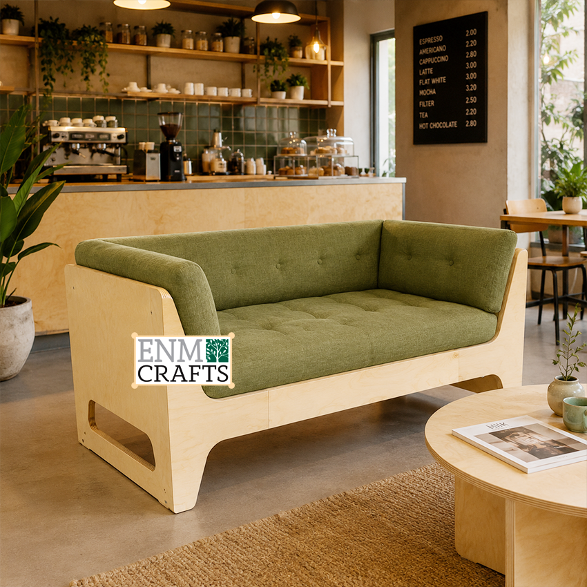 Διθέσιος Καναπές Cafe Lounge από Κόντρα Πλακέ Σημύδας Baltic Birch 430010