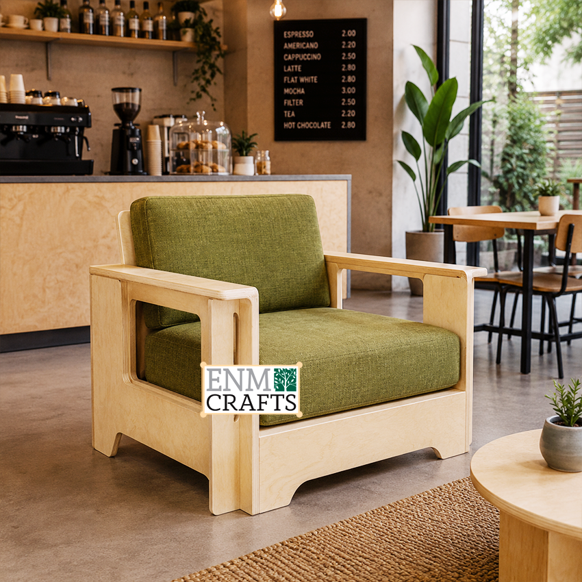 Πολυθρόνα Cafe Lounge από Κόντρα Πλακέ Σημύδας Baltic Birch 430011