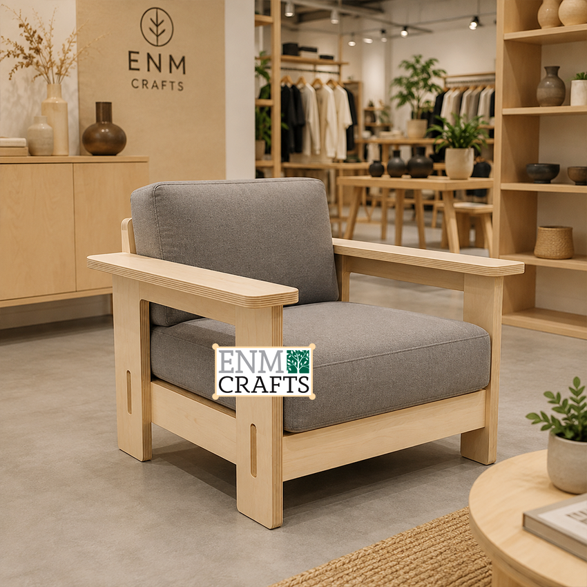 Πολυθρόνα Lounge από Κόντρα Πλακέ Σημύδας Baltic Birch 430014
