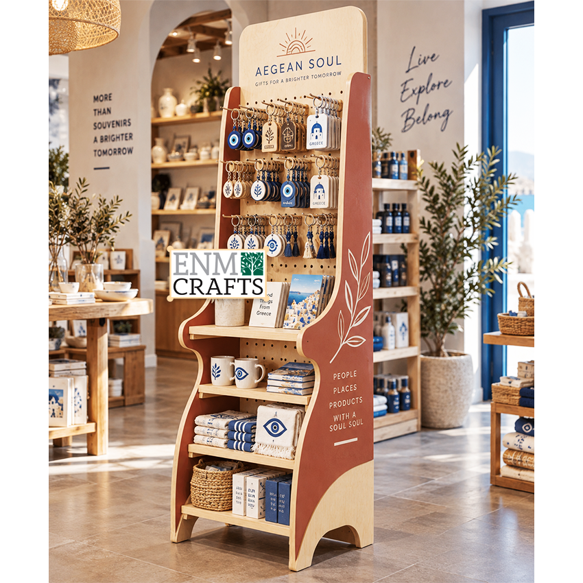 Ξύλινο Pegboard Display για Γάντζους 53001