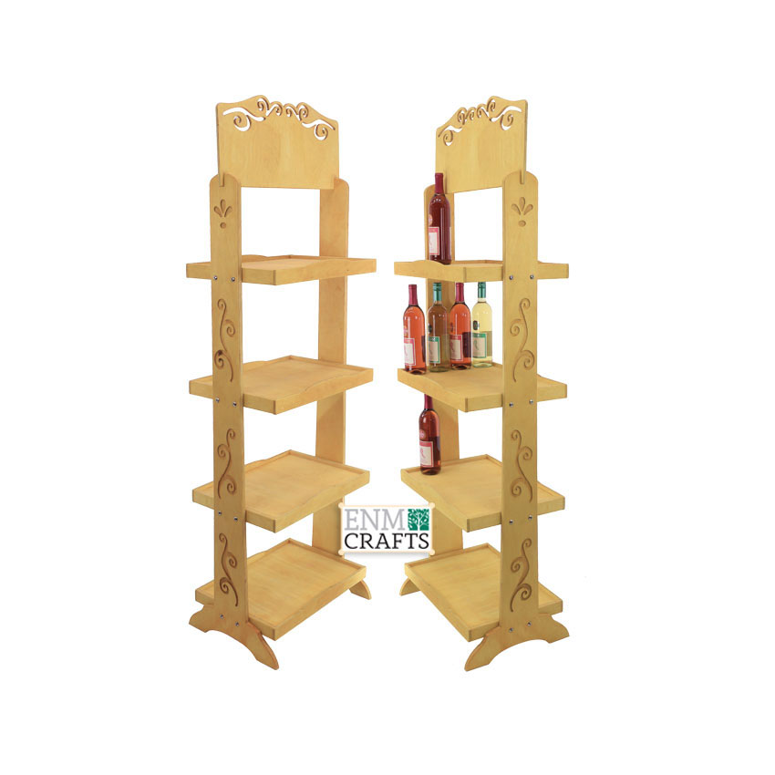 Ξύλινο Σταντ Προβολής για Κρασιά - 5068