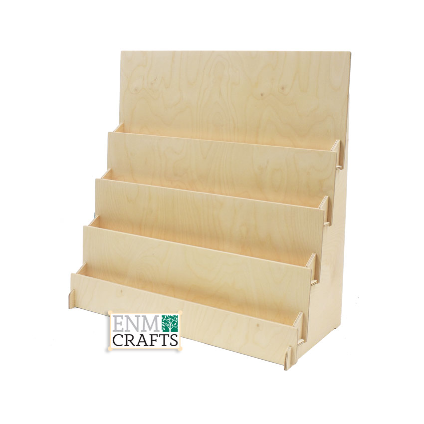 Ξύλινο Επιτραπέζιο Σταντ 4 Επιπέδων για Ευχετήριες Κάρτες - SKU: 844