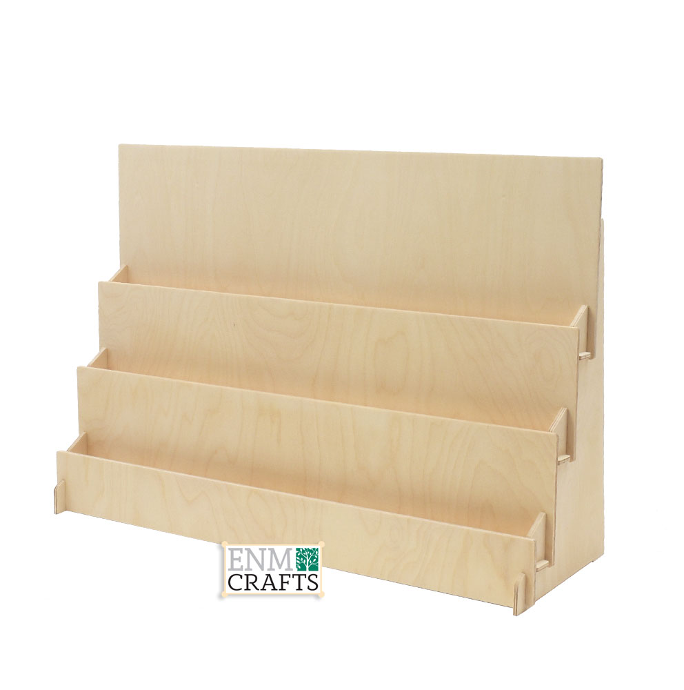 Ξύλινο Επιτραπέζιο Σταντ 3 Επιπέδων για Κάρτες - SKU: 845