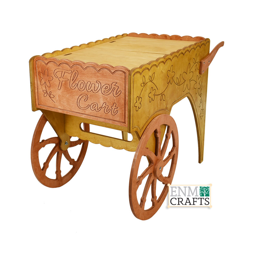 Ξύλινο Καρότσι Flower Cart 735