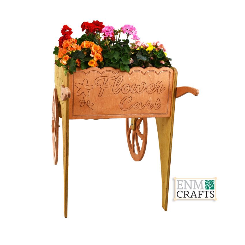 Ξύλινο Καρότσι Flower Cart 735