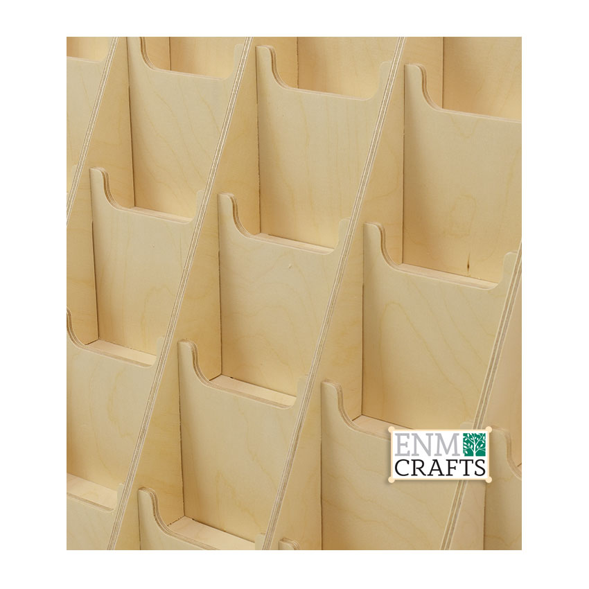 Wooden Sticker Display Rack, 25 Pocket 4