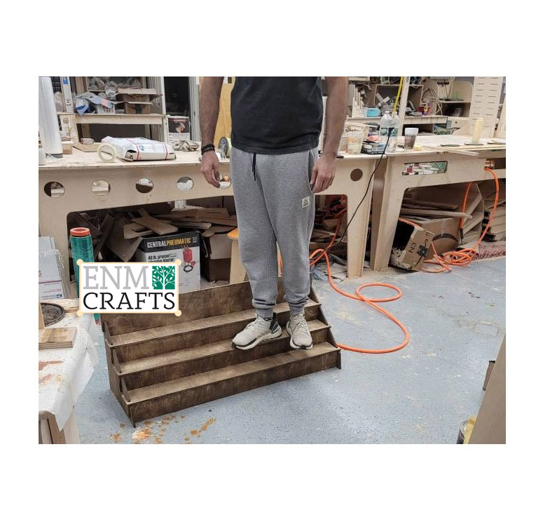 Ξύλινο Πτυσσόμενο Σταντ Πάγκου 76cm 828/30/3