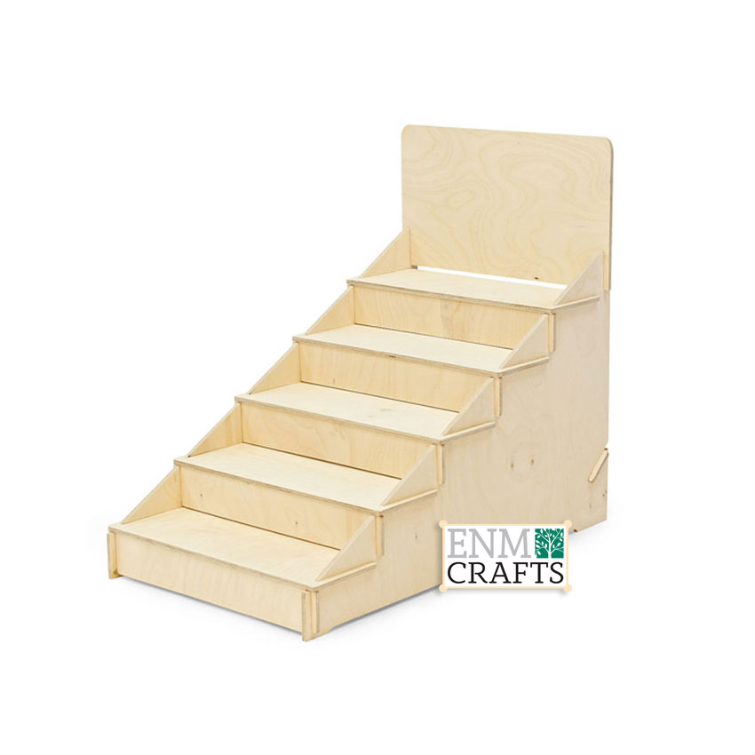 Ξύλινo Σταντ Παρουσίασης 5 Επιπέδων 483