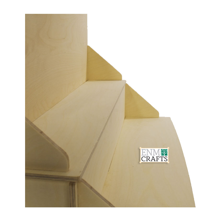 Ξύλινη Ραφιέρα 2 Επιπέδων για Κούπες 835