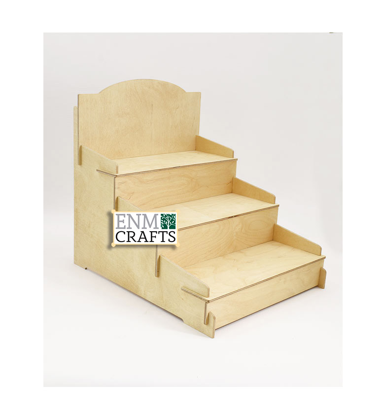 Ξύλινο Σταντ Πάγκου 3 Επιπέδων 796/3