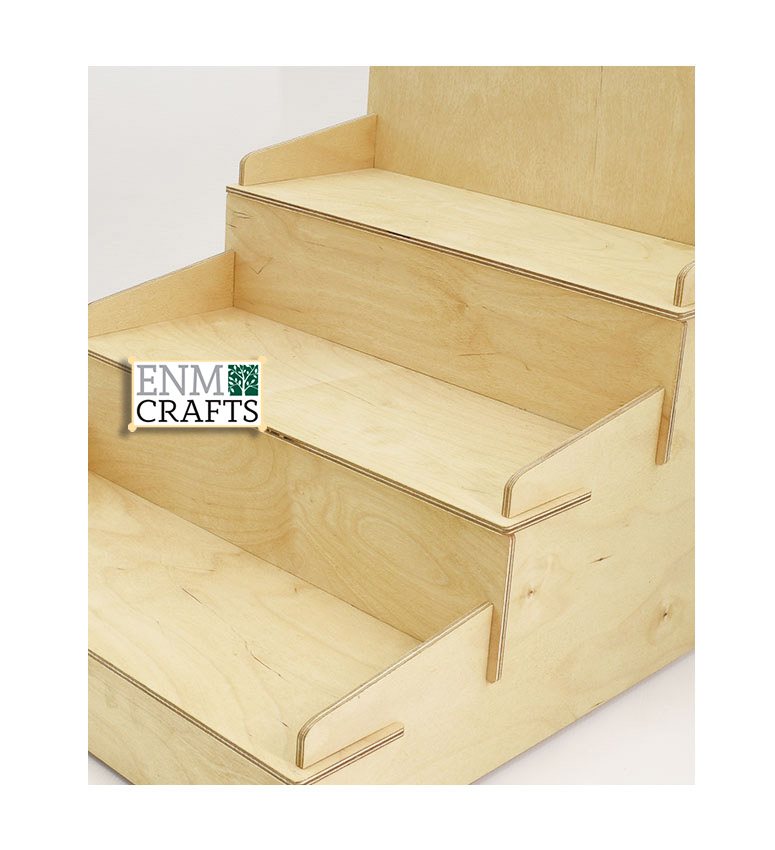 Ξύλινο Σταντ Πάγκου 3 Επιπέδων 796/3