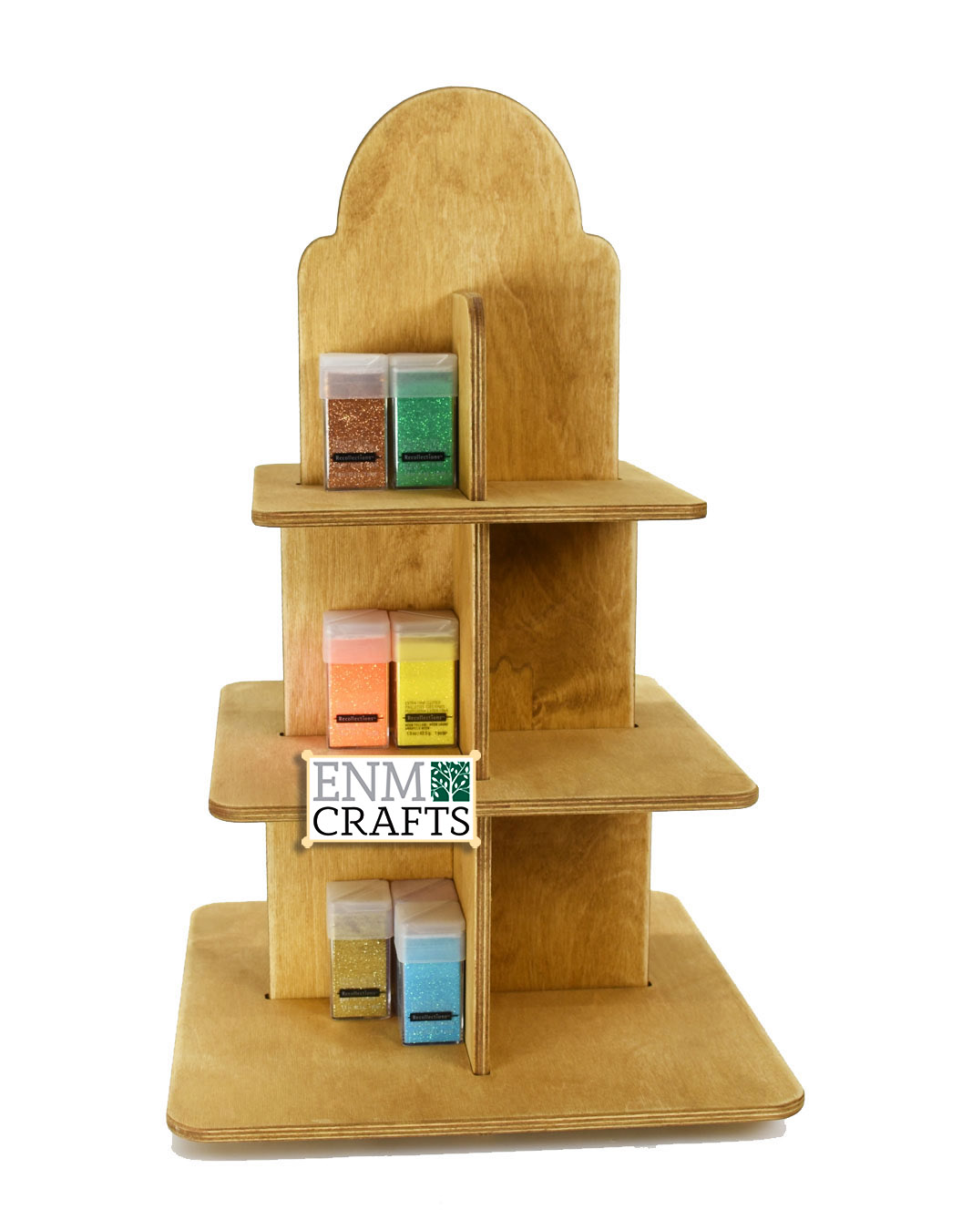 Ξύλινο Tabletop Organizer Rack 420