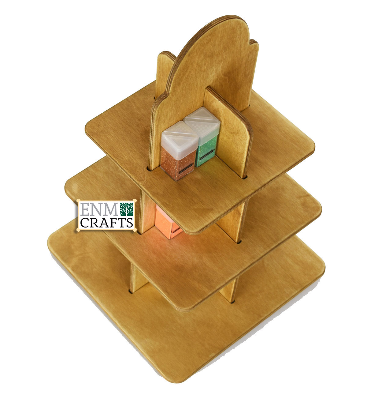 Ξύλινο Tabletop Organizer Rack 420