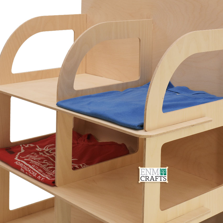 Ξύλινο Επιτραπέζιο Stand 3 Ραφιών για T-Shirt 871B