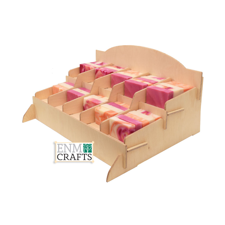 Ξύλινη Πτυσσόμενη Ραφιέρα Σαπουνιών 879