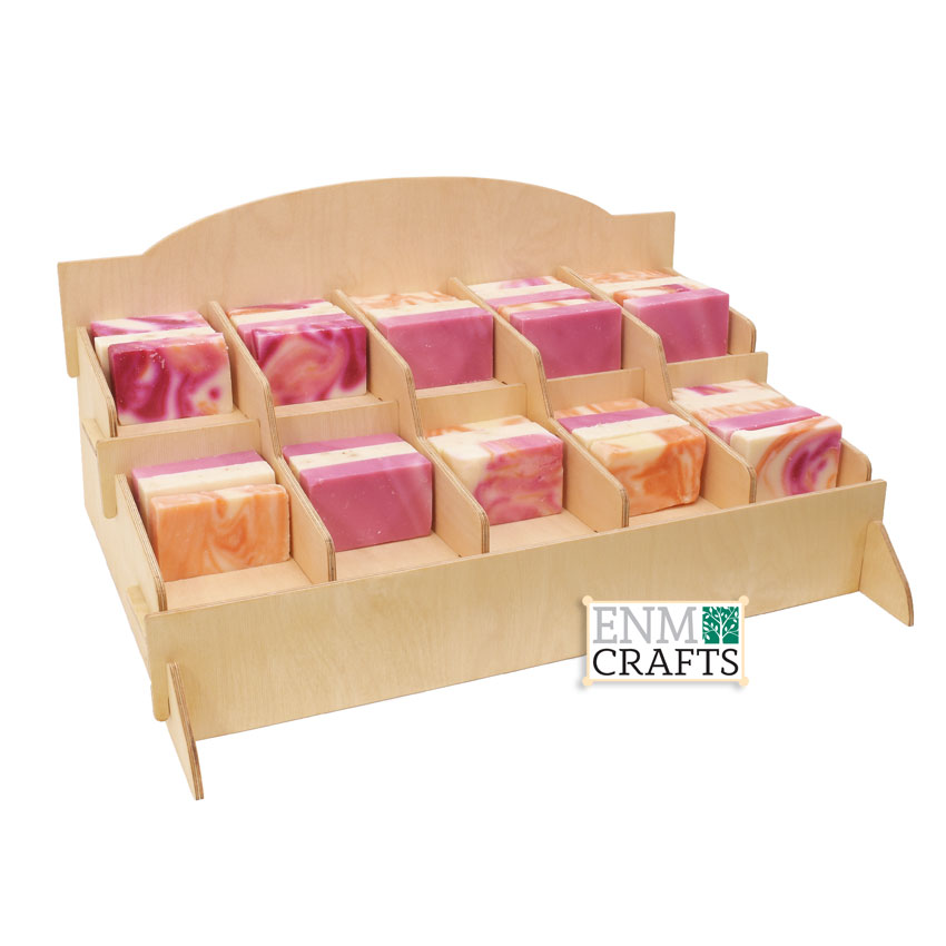 Ξύλινη Πτυσσόμενη Ραφιέρα Σαπουνιών 879