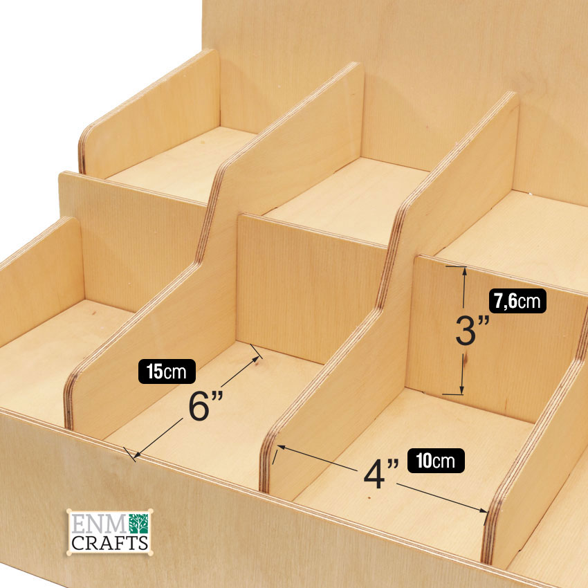 Ξύλινη Πτυσσόμενη Ραφιέρα Σαπουνιών 879