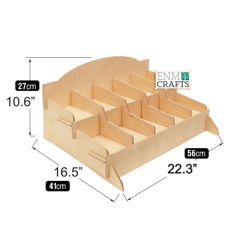 Ξύλινη Πτυσσόμενη Ραφιέρα Σαπουνιών 879