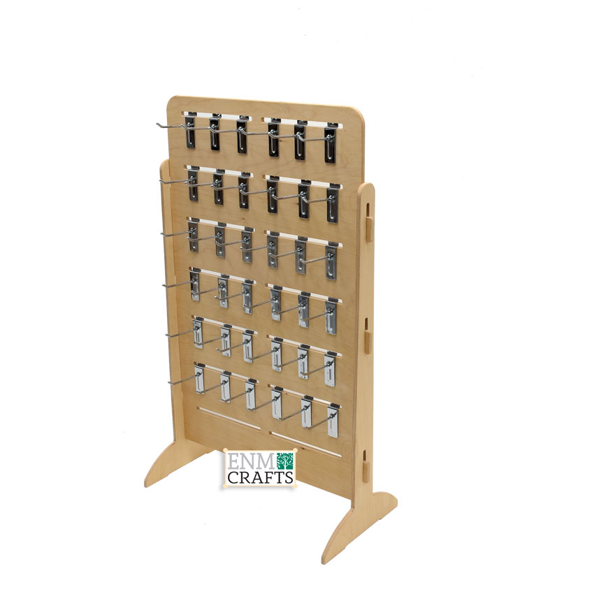 Pegboard Product Display, Pegboard Retail Stand - SKU: 875