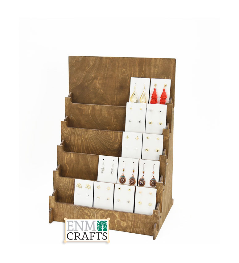 Ξύλινο Επιτραπέζιο Stand για Κοσμήματα 5 Ραφιών 830/25