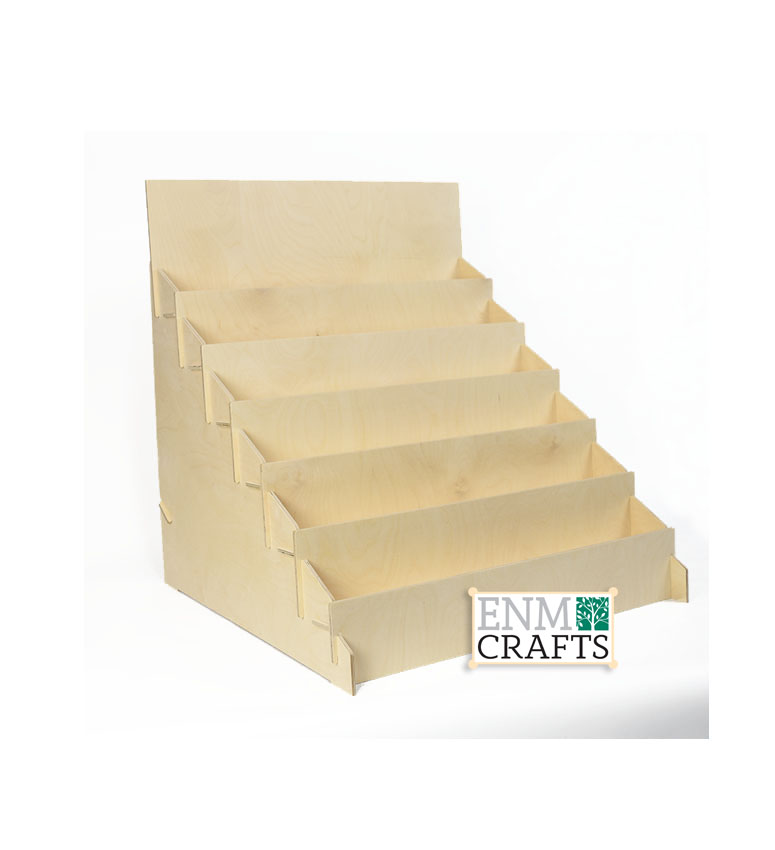 Επιτραπέζιο Ξύλινο Σταντ 6 Σειρών - SKU: 836