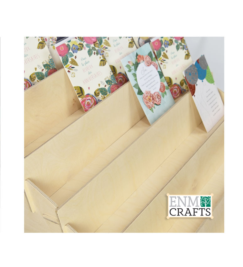 Επιτραπέζιο Ξύλινο Σταντ 6 Σειρών - SKU: 836