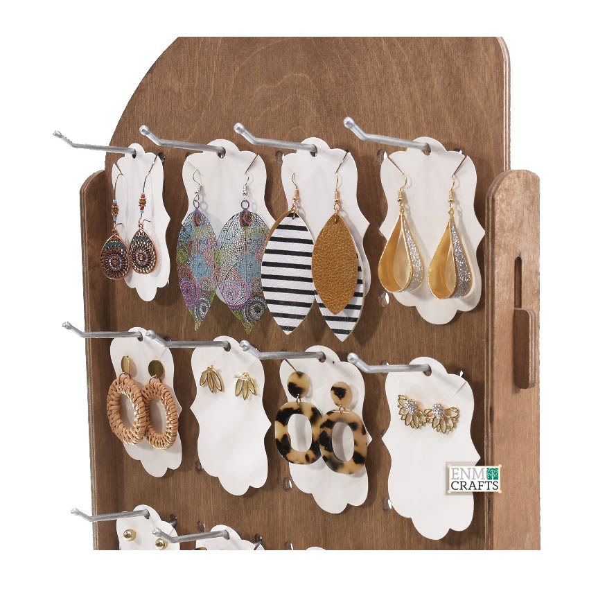 Pegboard Earrings Card Display - SKU: 851