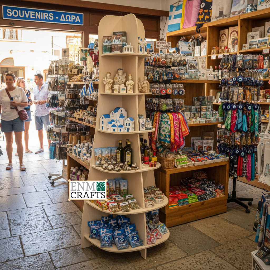 Ξύλινο Τουριστικό Stand Προβολής 410