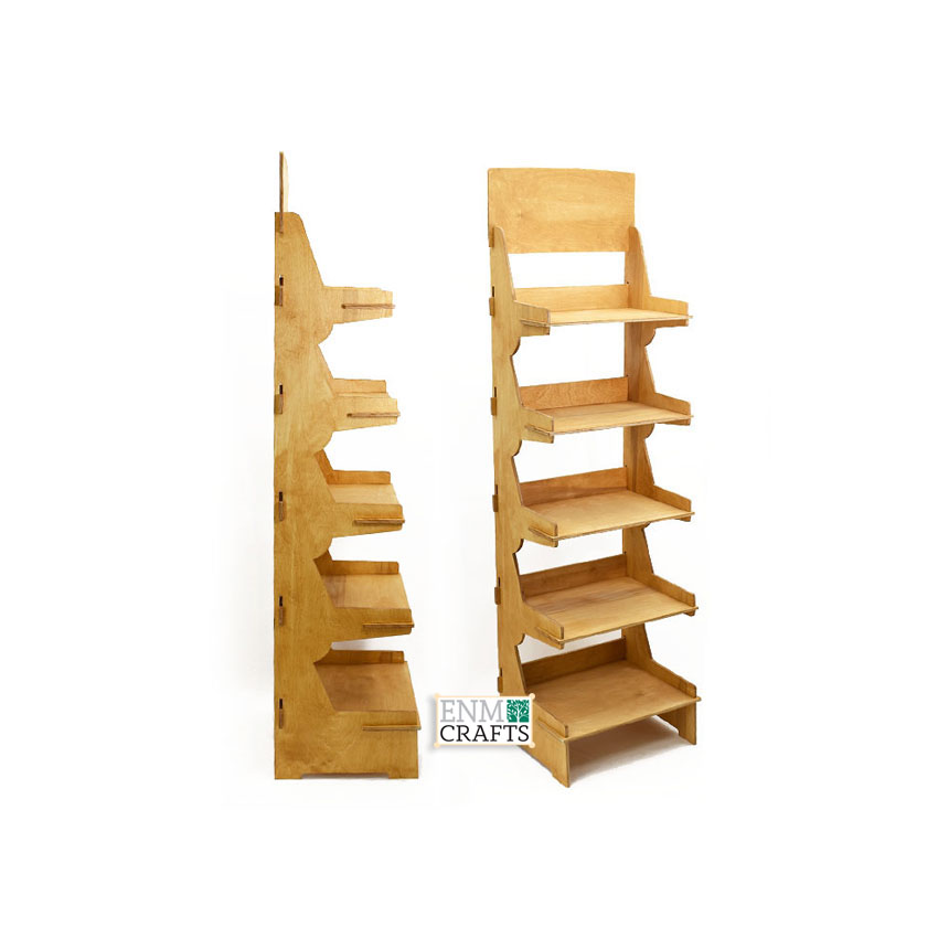 Custom Floor Display Rack, Collapsible Shelving Unit - SKU: 426