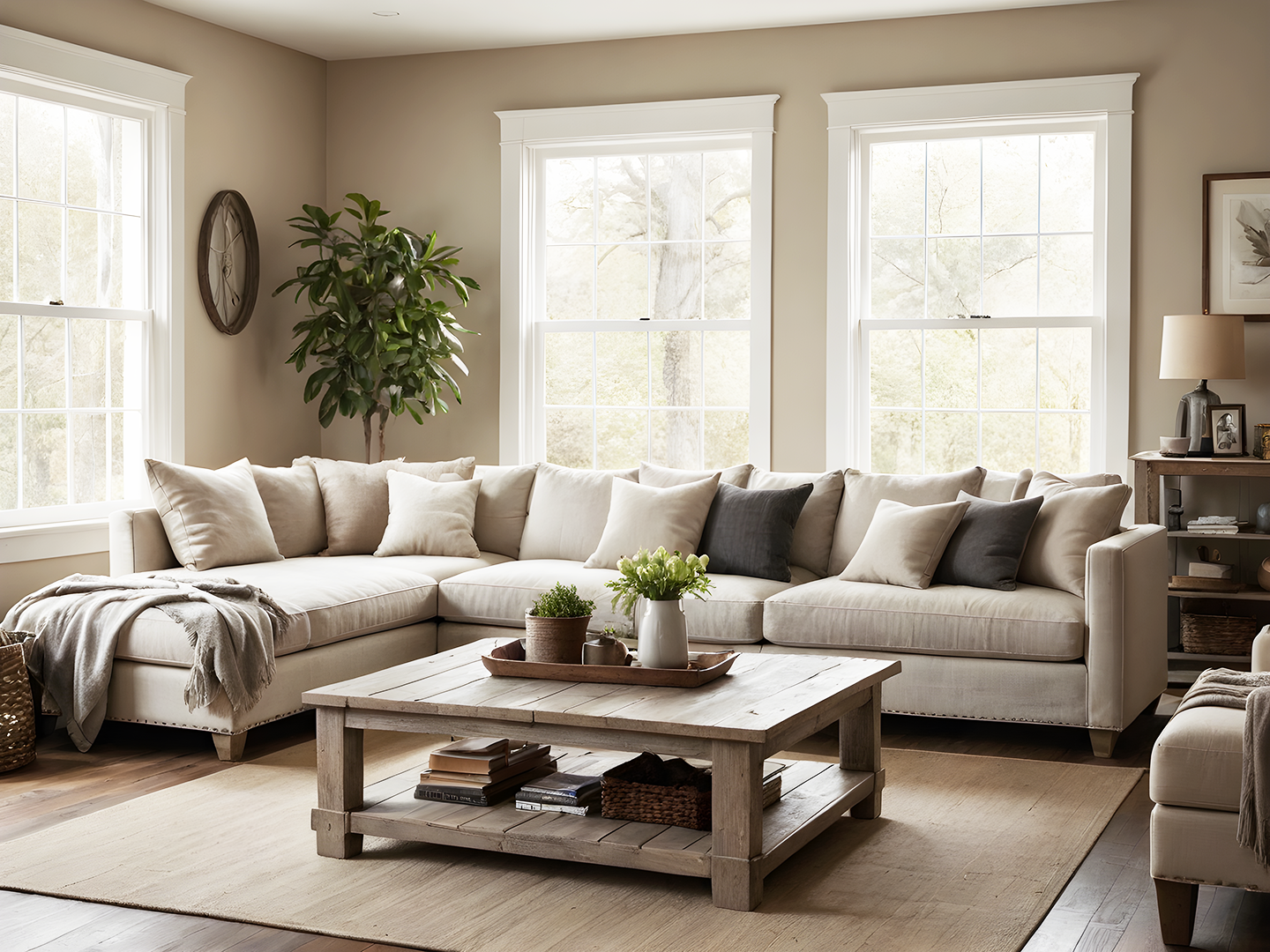 Rustic Farmhouse Τραπεζι Σαλονιου CT102