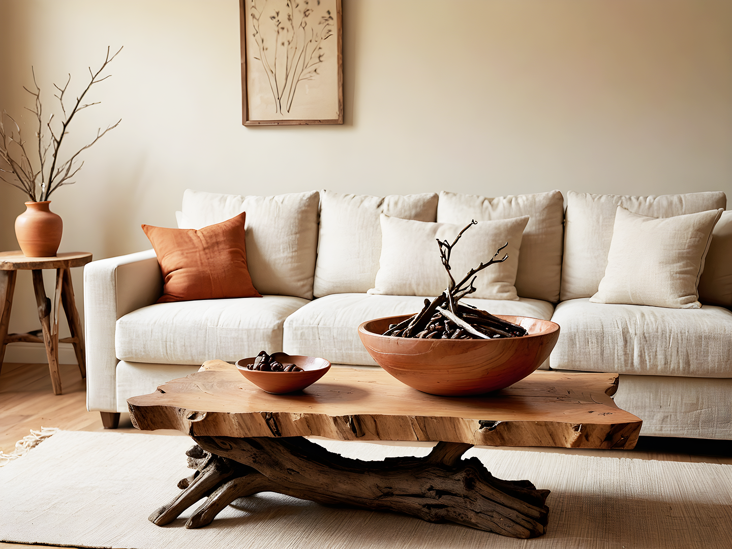 Live Edge Coffee Table Solid Wood