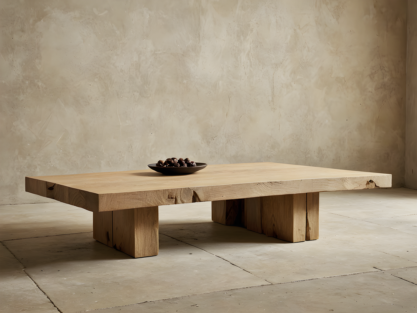 Asher Solid Beam Τραπεζι Σαλονιου