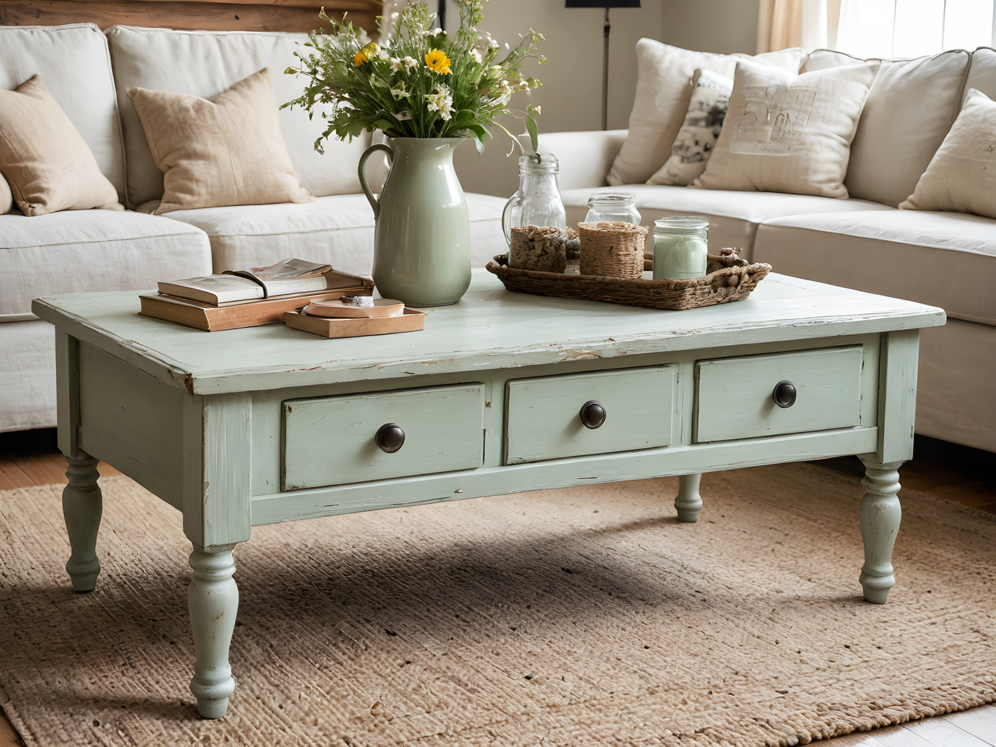 Country Farm Τραπεζι Σαλονιου