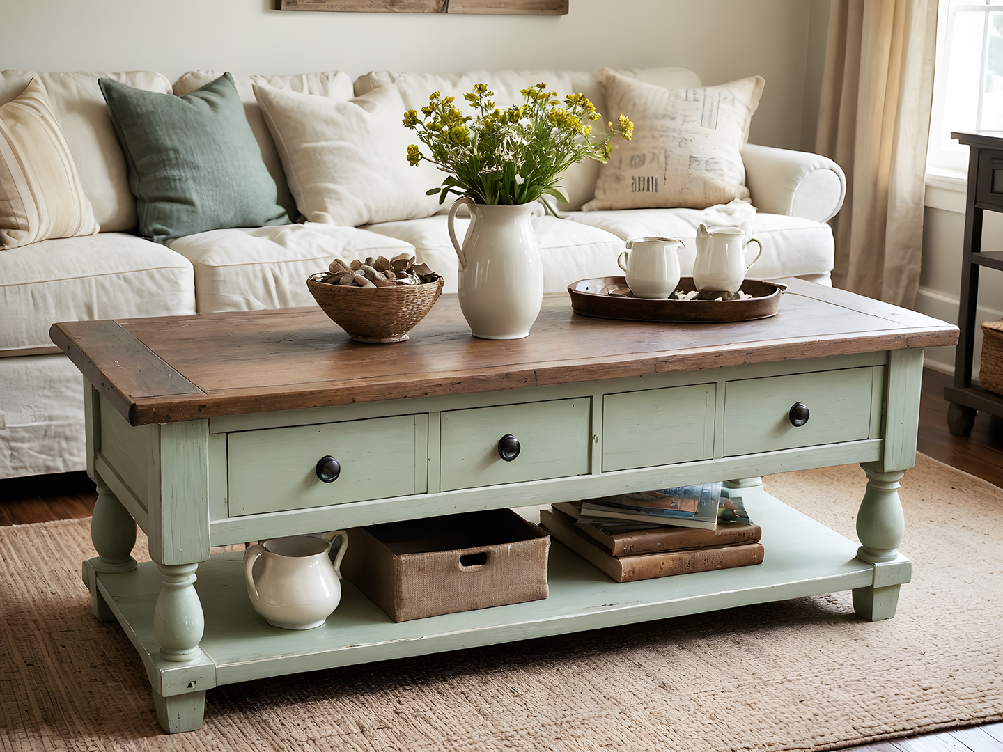 Country Farm Τραπεζι Σαλονιου